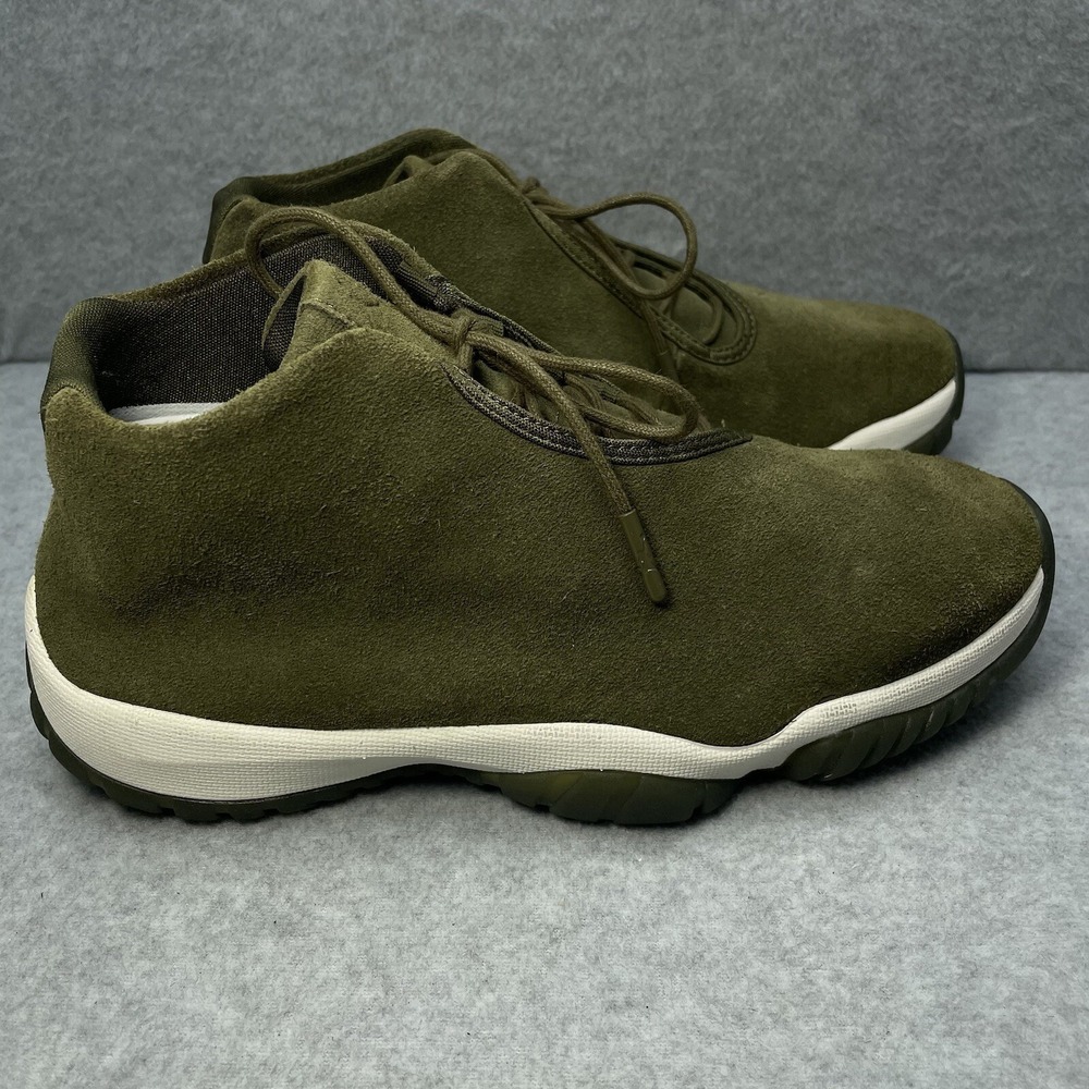 Nike Air Jordan Future Women's Size 8 Olive Green Woven Sneakers AR0726-300